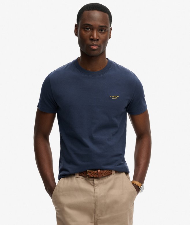 Essential Stacked Logo Embroidered T-shirt