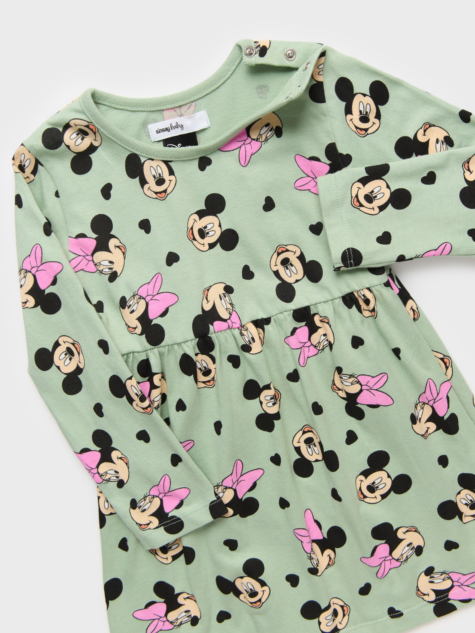 Sukienka dresowa ze wzorem Minnie Mouse