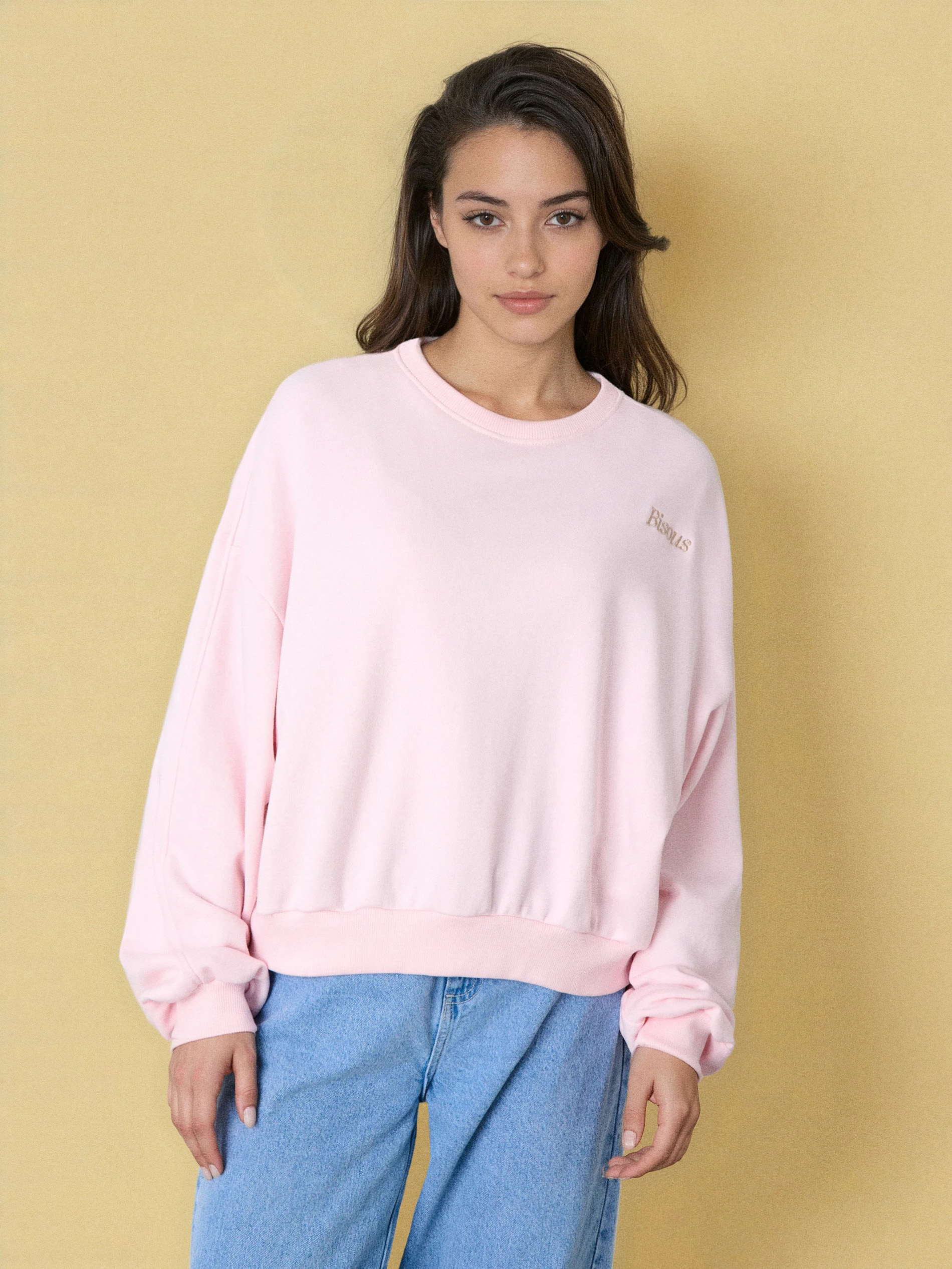 Bluza crewneck z haftem