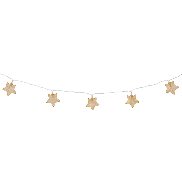 CORDÃO LED ESTRELA COM 10 LUZES VILAREJO NOEL