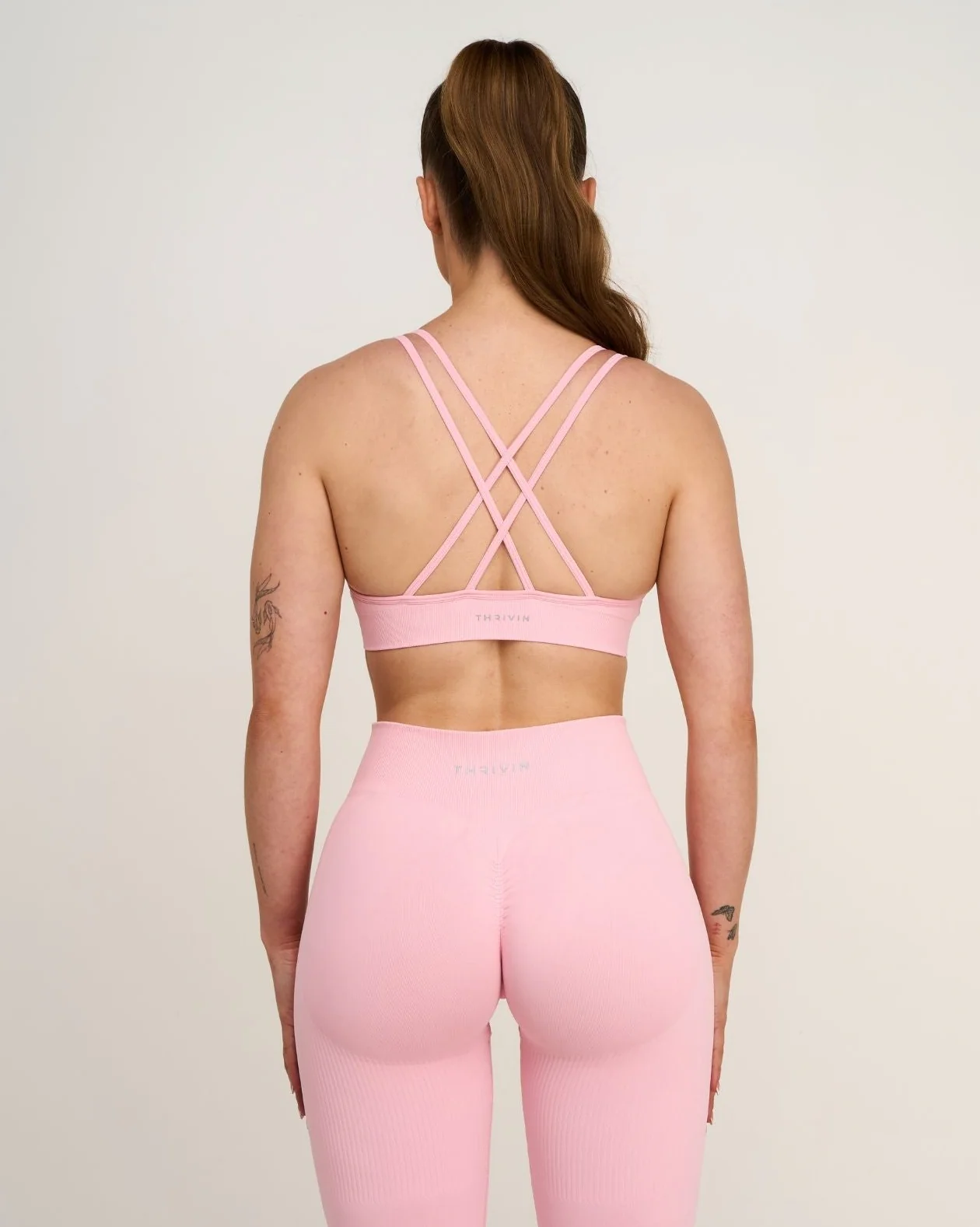Elevate™ Sculpting Seamless High Apex Bra | Cotton Pink