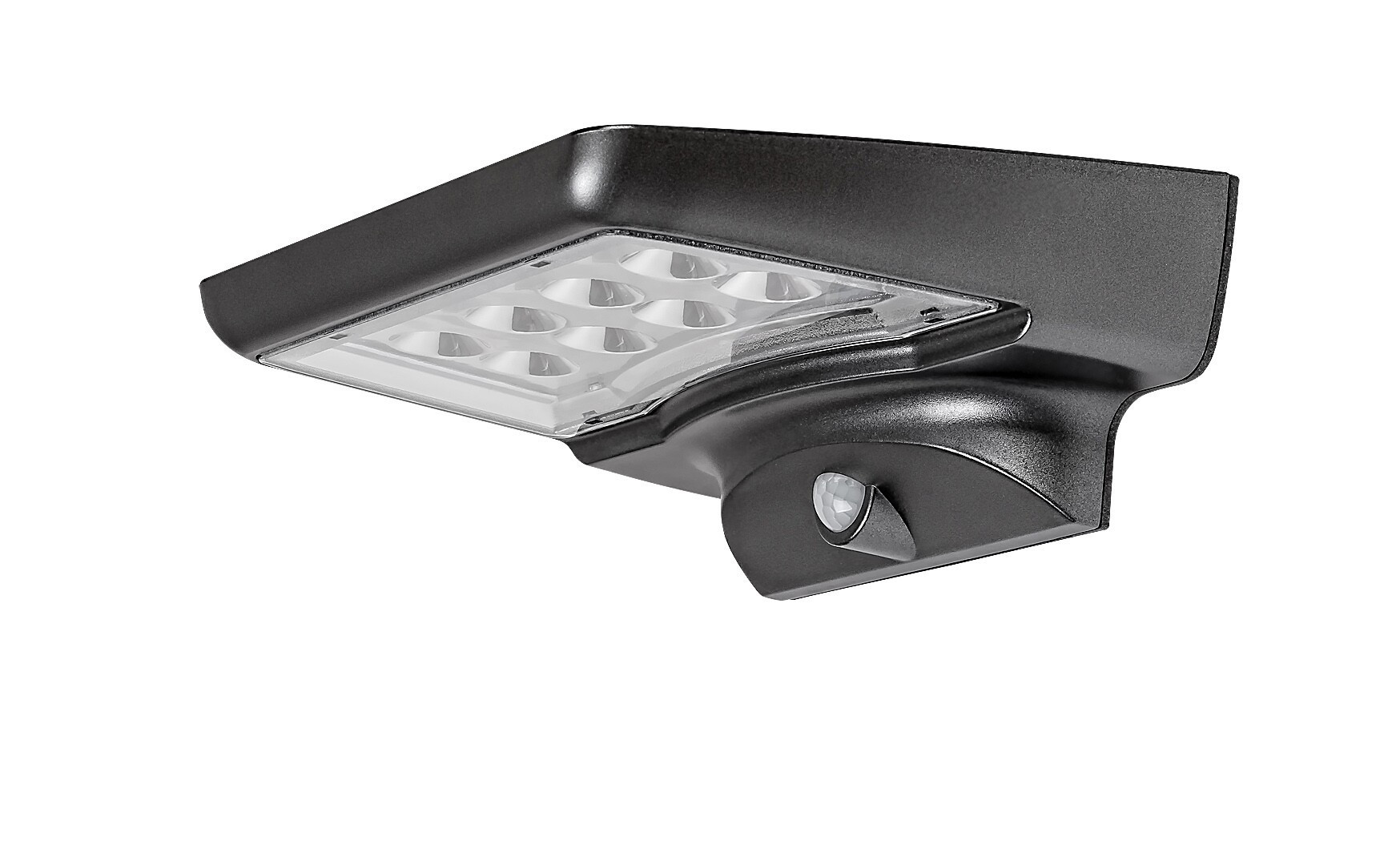 Kinkiet zewnętrzny solarny z czujnikiem LED 4W Moselle czarny 77014 Rabalux