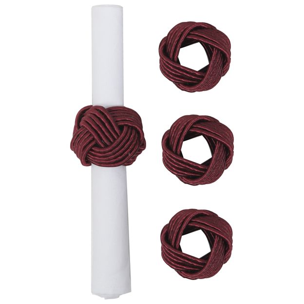 ARGOLA PARA GUARDANAPO COM 4 TRESSOIR