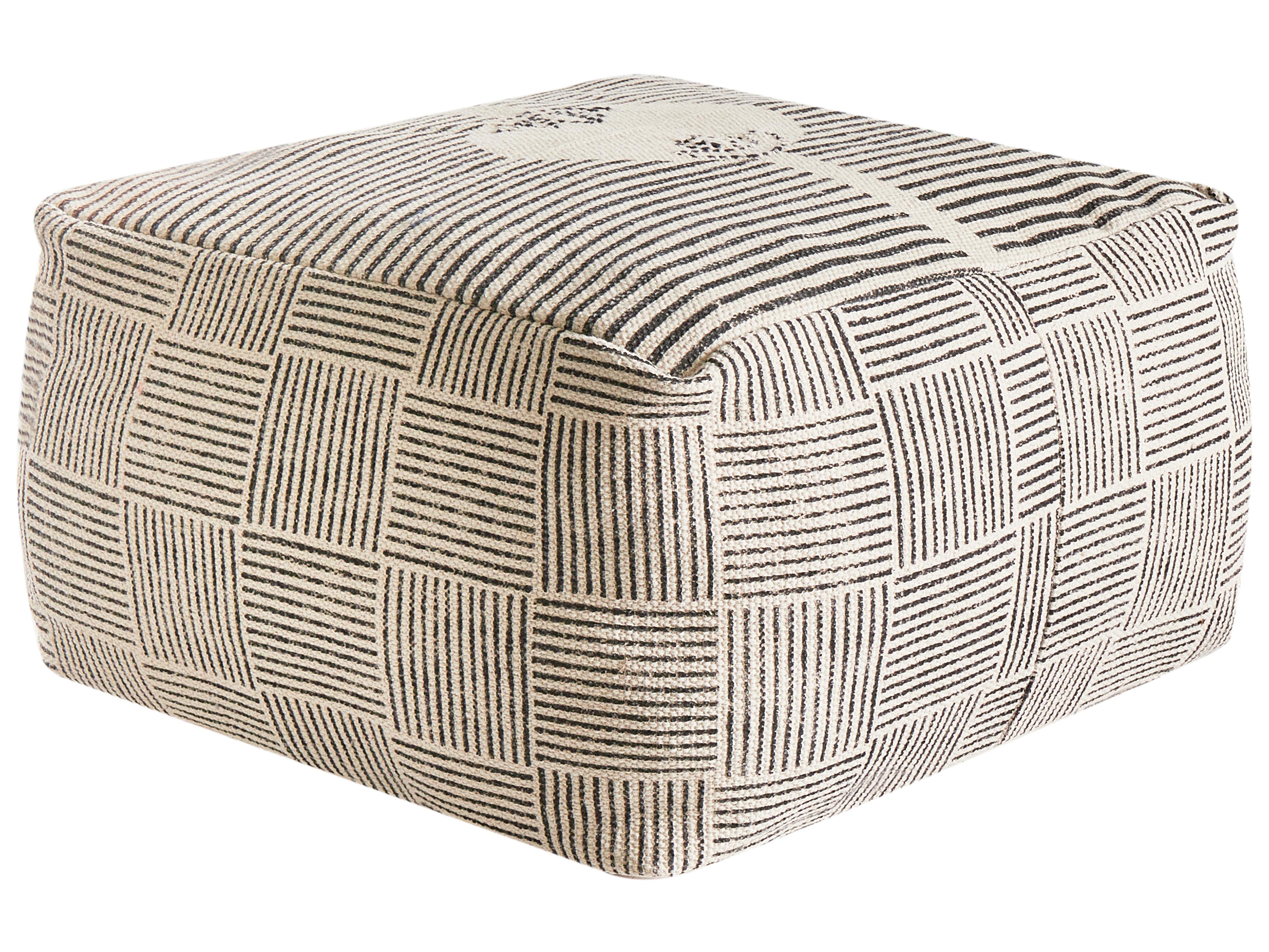 Pouffe LUTZ Cotton Grey