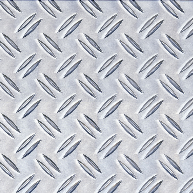Tôle en aluminium structurée grains de riz 200 x 1000 x 1,5 mm ALBERTS