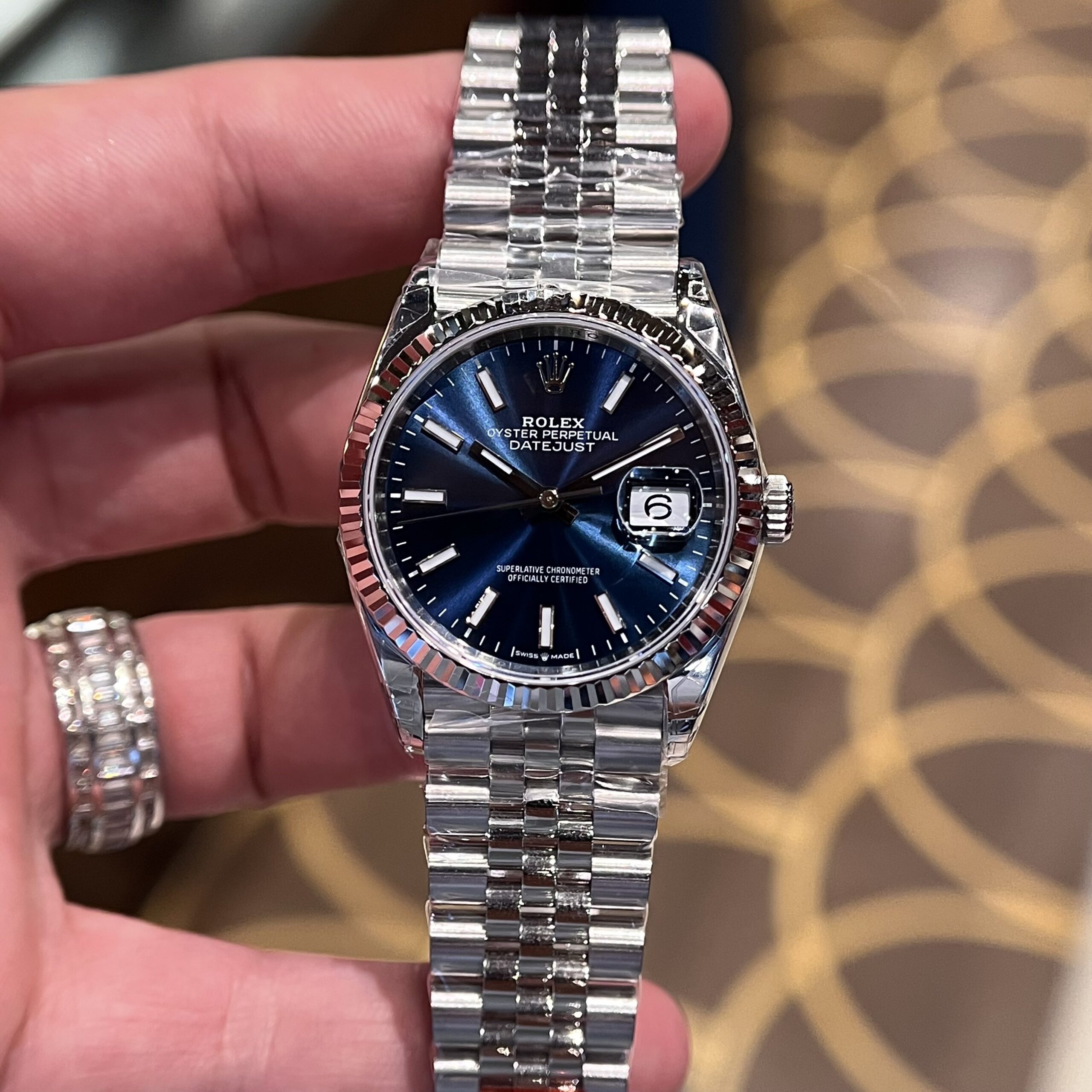 Rolex Datejust 126334 904L Steel Blue Dial 36mm Jub Super Clone