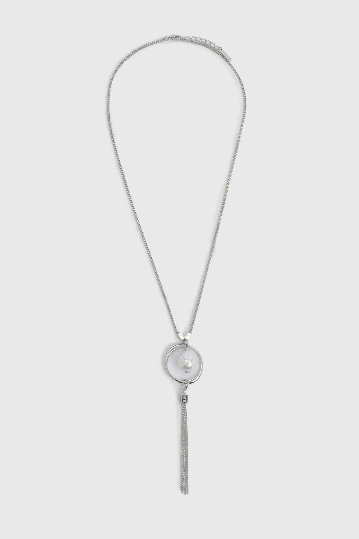 KarenMillen Modern Pearl Pendant Necklace