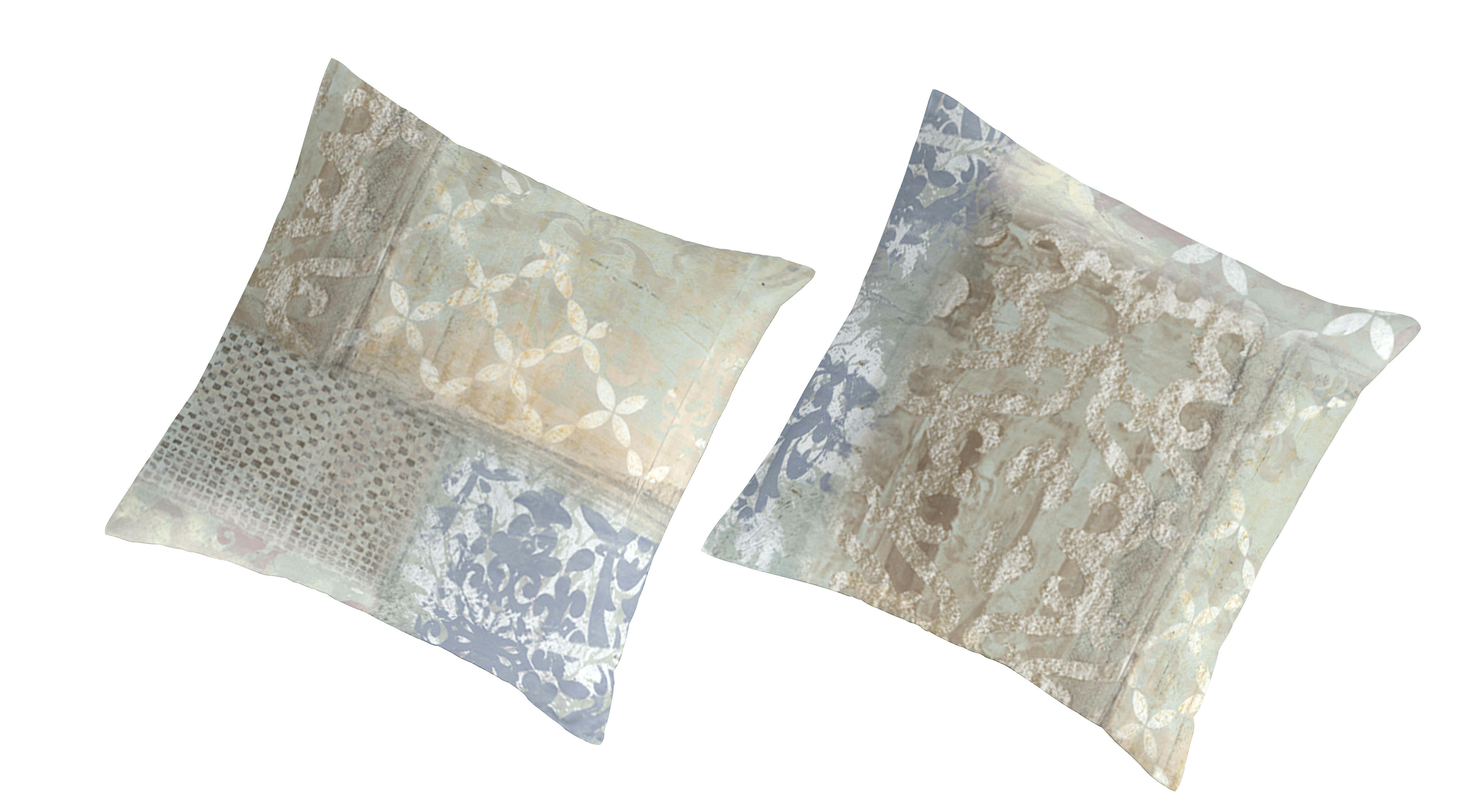 ARIANE TO - 2 taies d'oreiller en coton bicolore 65x65