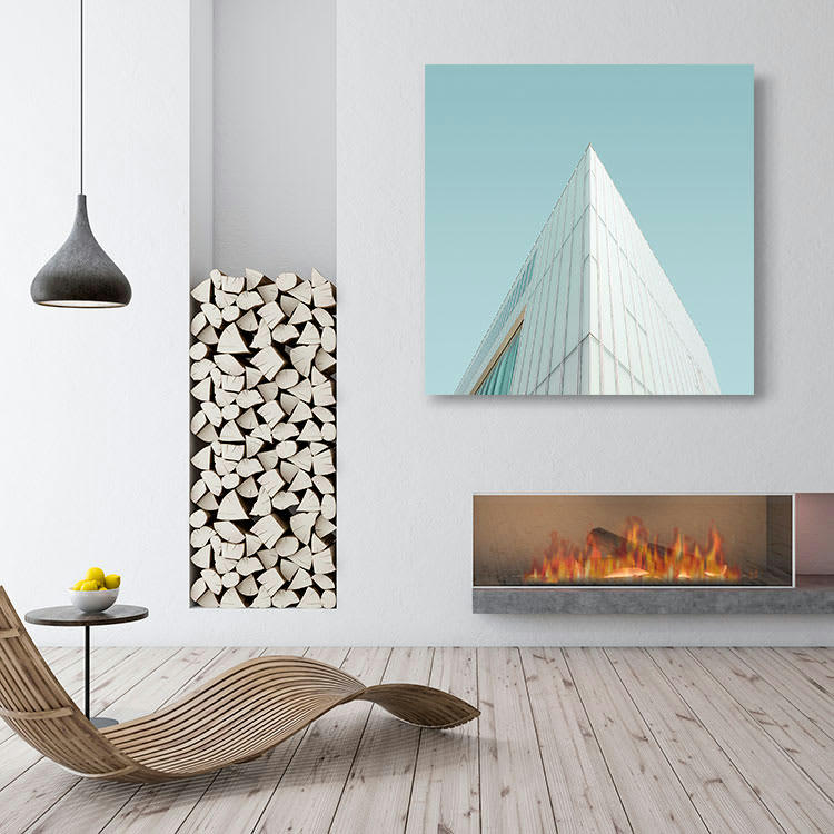 PERSPECTIVE - Photographie d'art de Nicolas Rottiers 60x60 cm sur alu