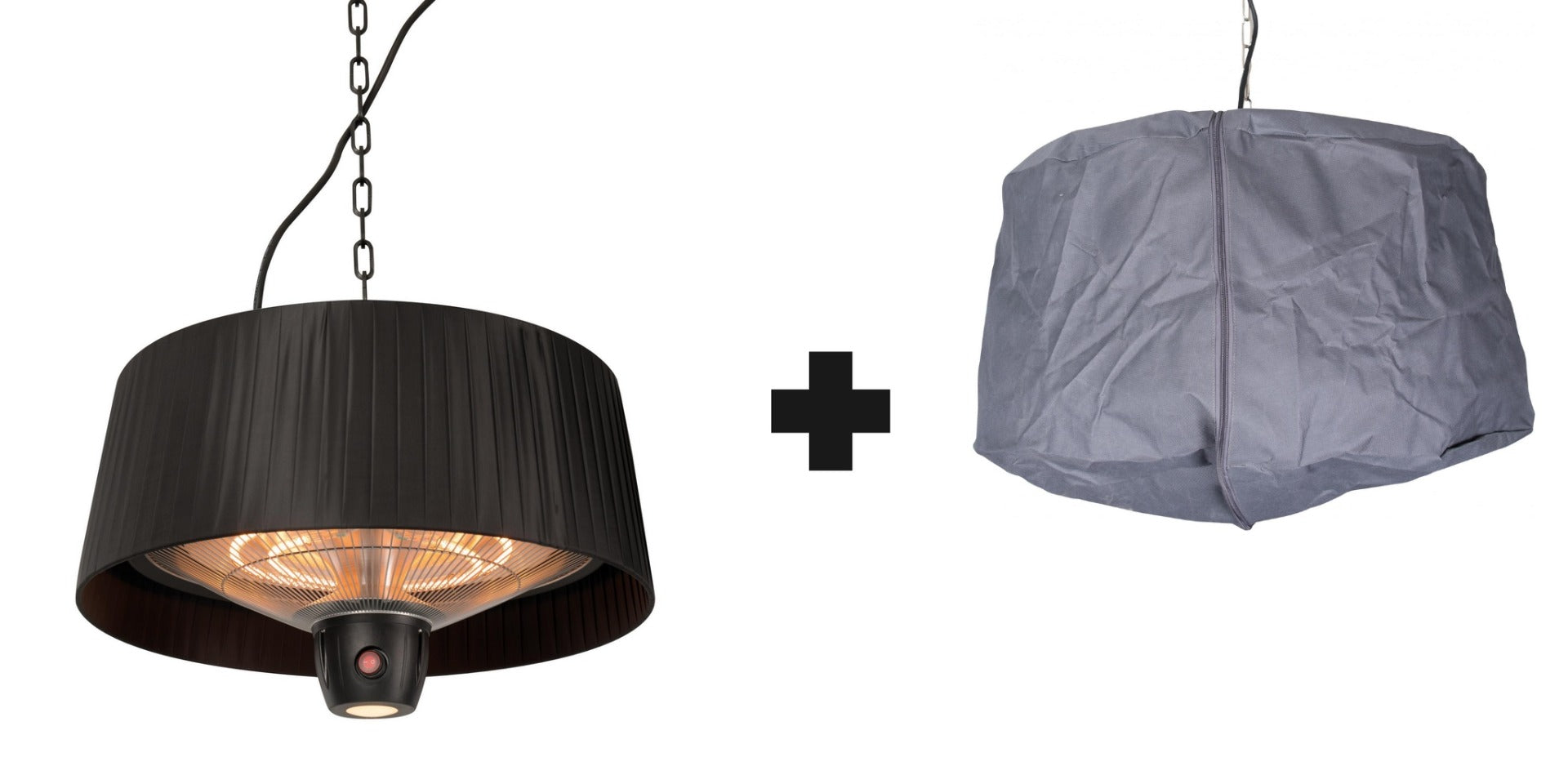 Sunred - COMBIDEAL - Heater & Hoes - Artix - Bright lijn - Zwart -