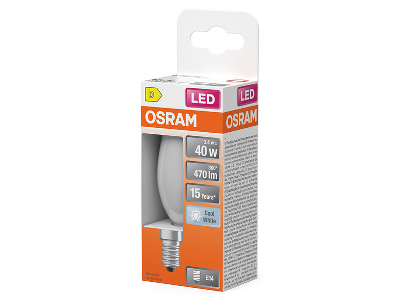 Żarówka LED E14 świeczka z neutralną barwą światła