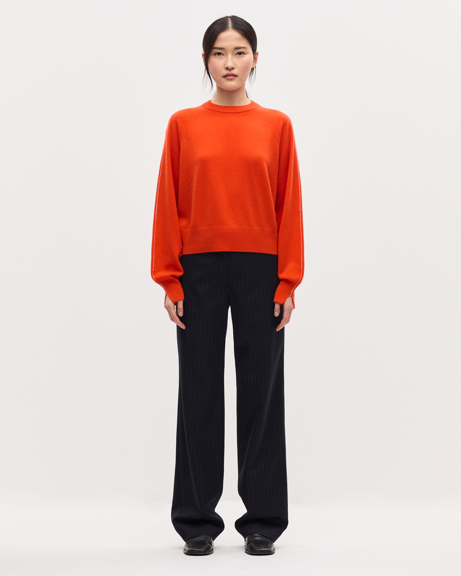 Pull col rond en cachemire