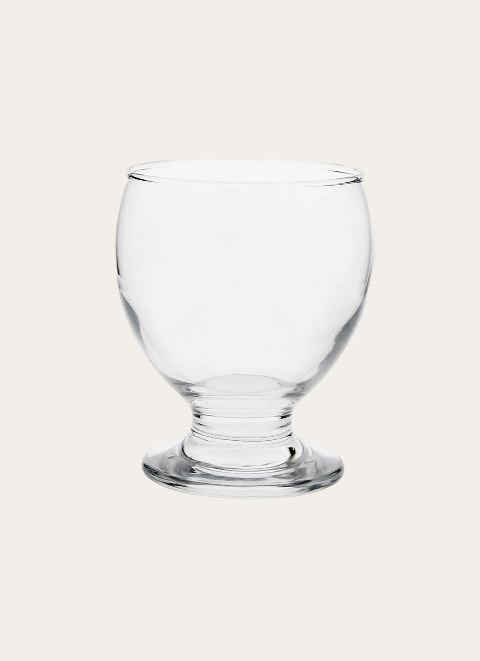 VERRE à PIED EMPILABLE TRANSPARENT