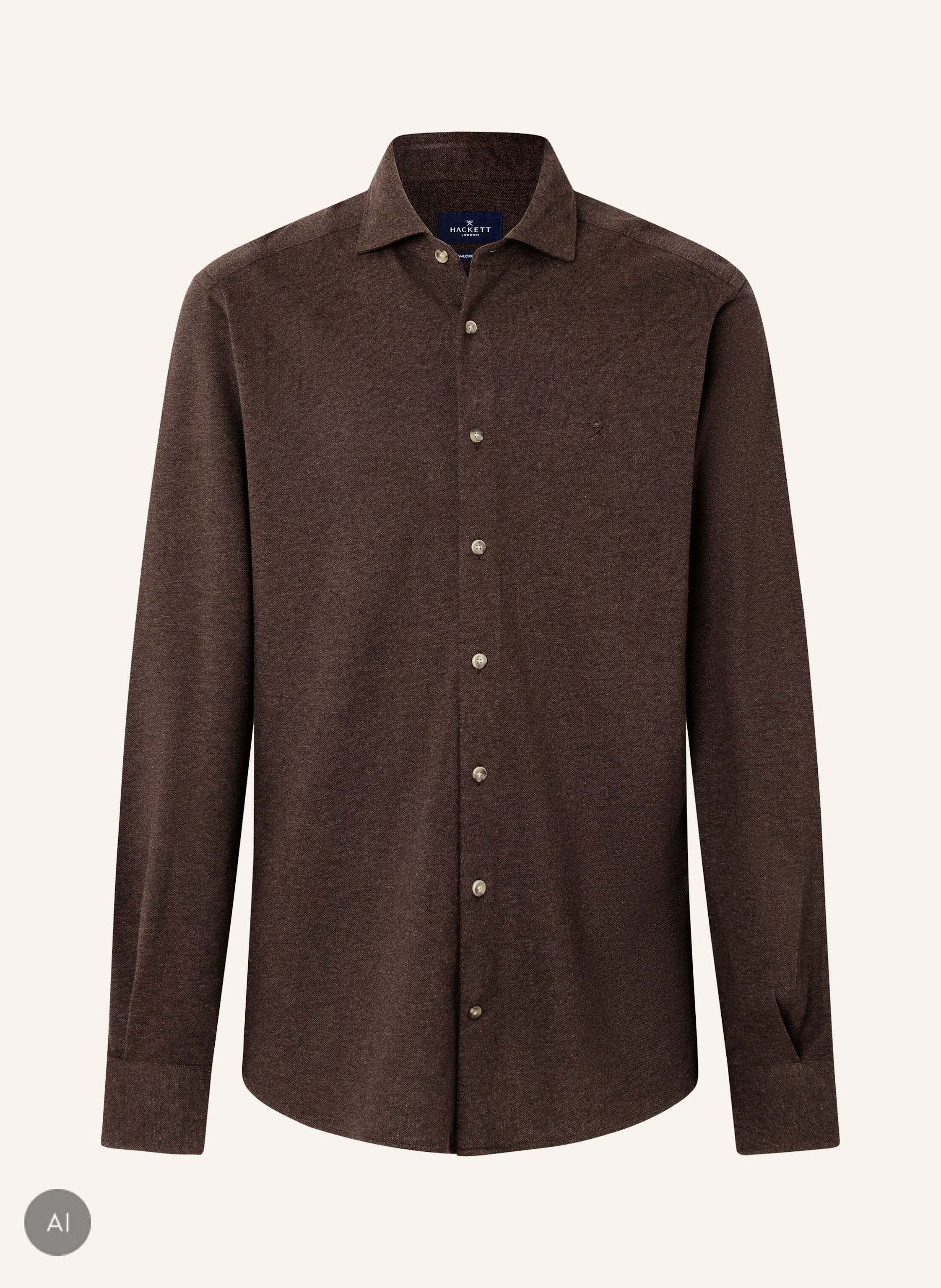 HACKETT LONDON Freizeithemd MELANGE JERSEY PIQUE