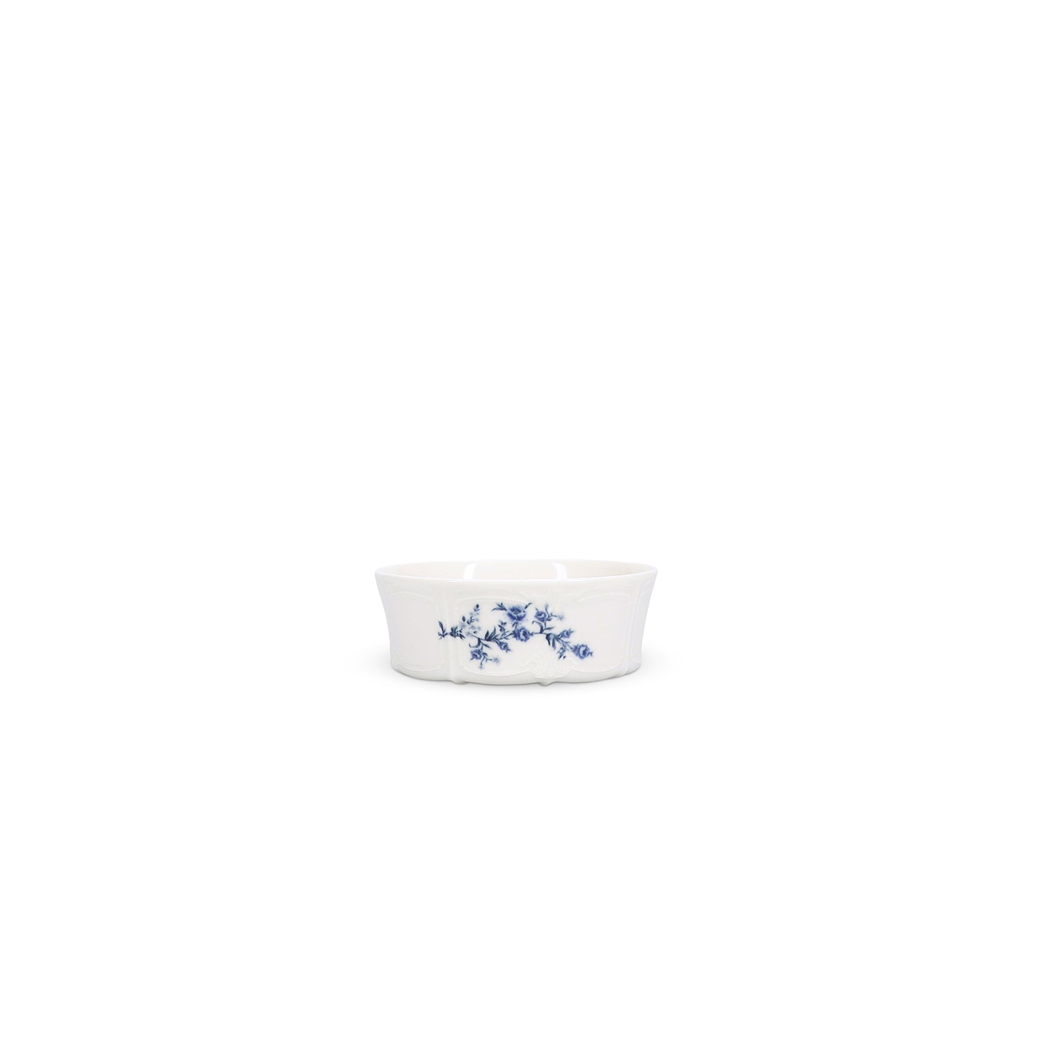 Bonbistro - Kom 13xH5cm blue flower Retro - Set van 4