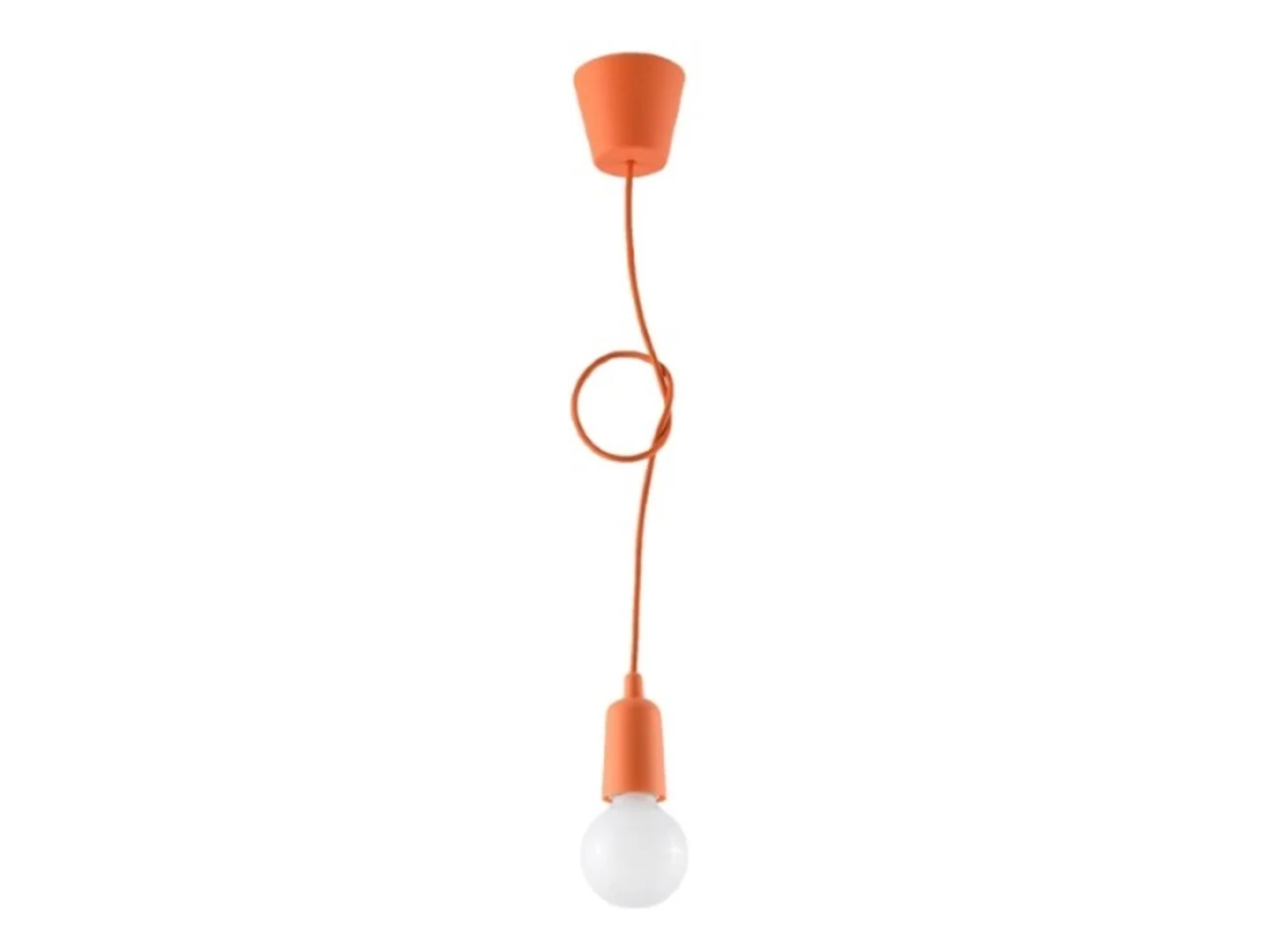 Lampa wisząca Diego pomarańczowa
