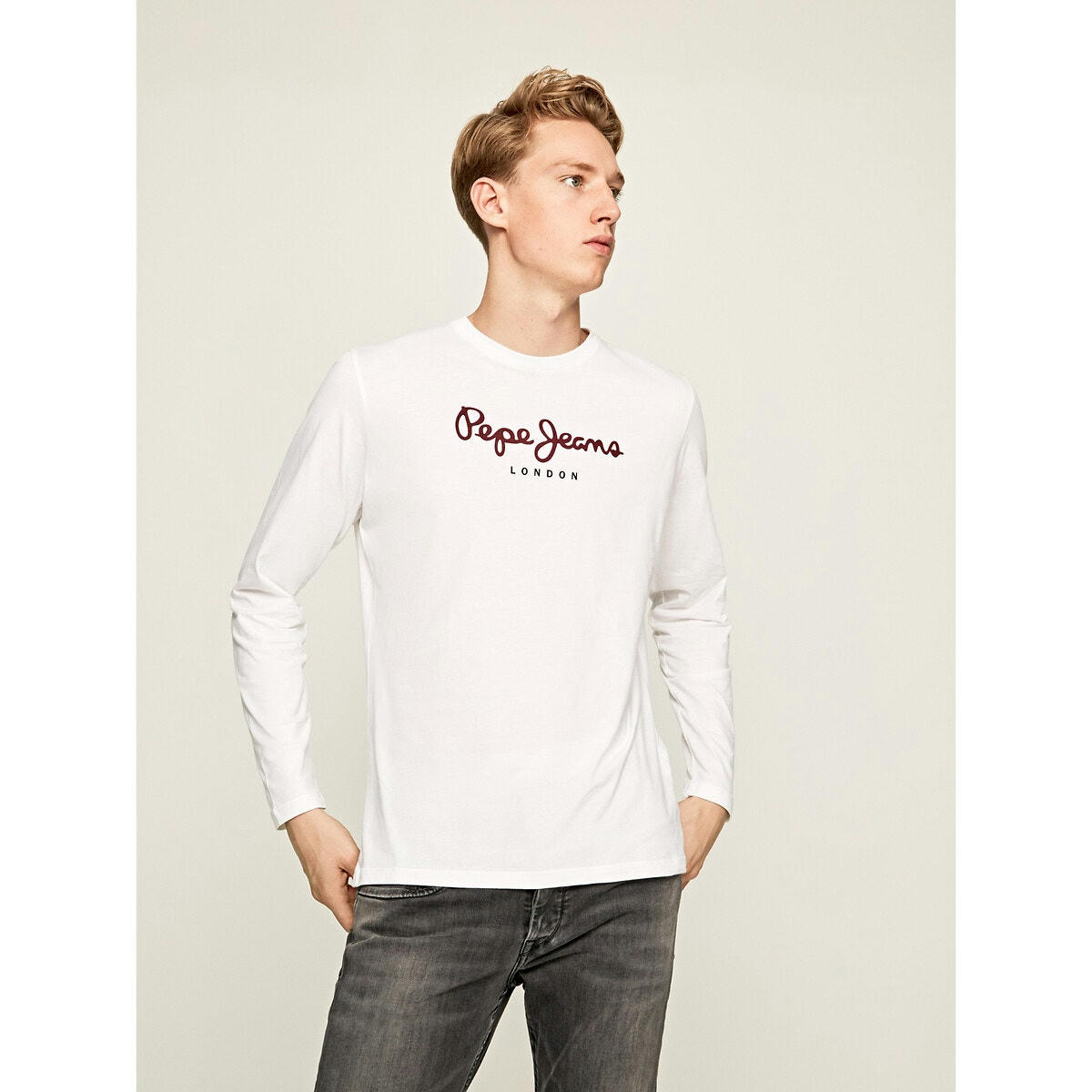 T-shirt col rond manches longues Eggo