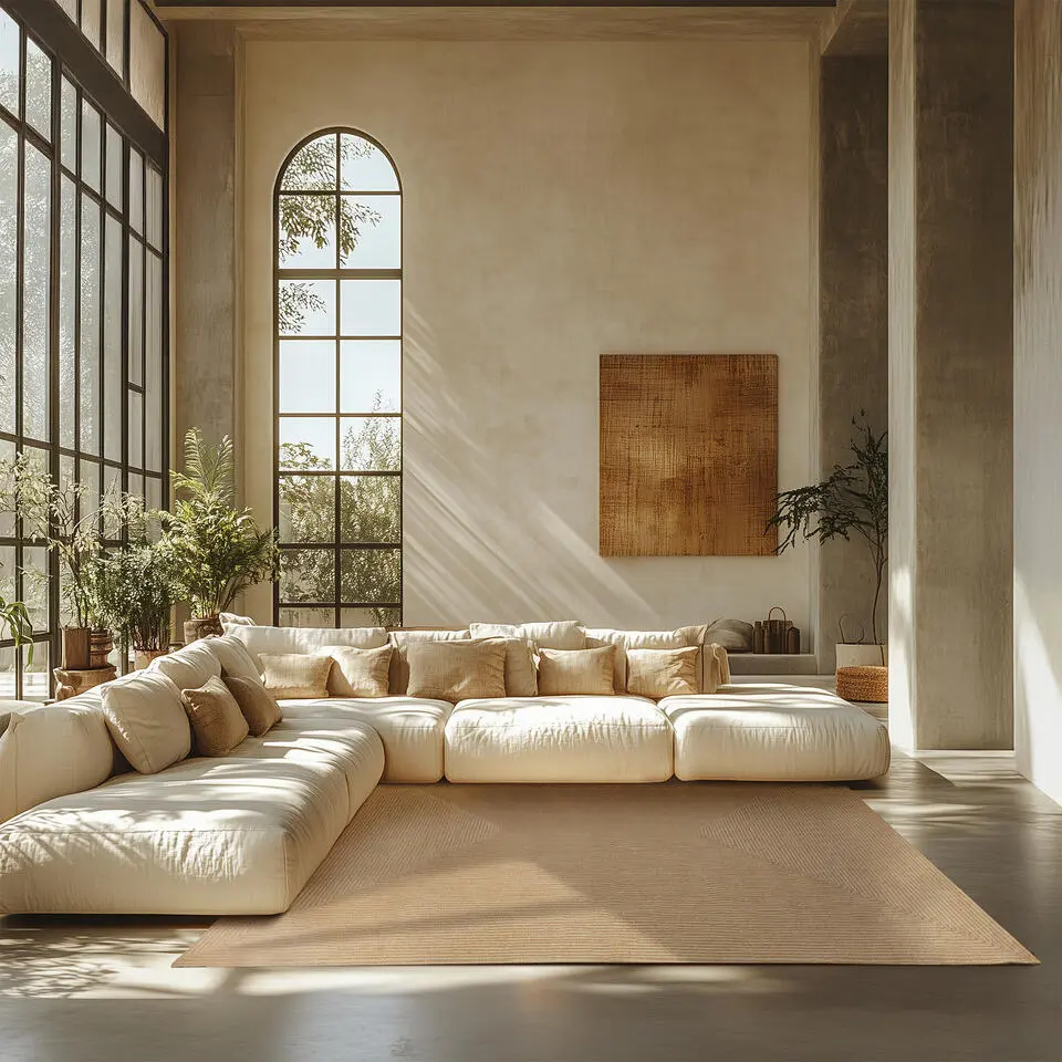 tectake? Gevlochten vloerkleed Vibe van jute, boho-stijl 200 x 290 cm