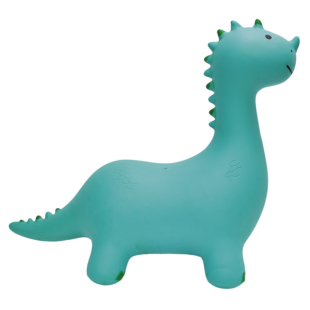 Animal sauteur gonflable dinosaure vert 63x26xH59cm