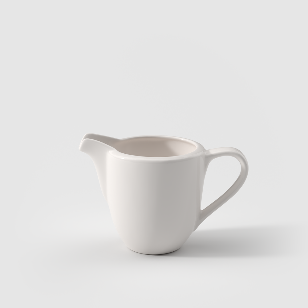 For Me Creamer - White, 7.2 oz, Premium Porcelain