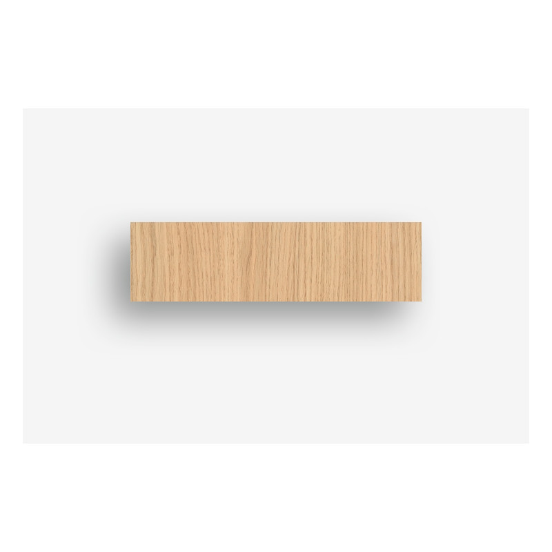 Bande de chant pour escalier ouvert stratifié Florida Oak 2 pièces MAËSTRO STEPS
