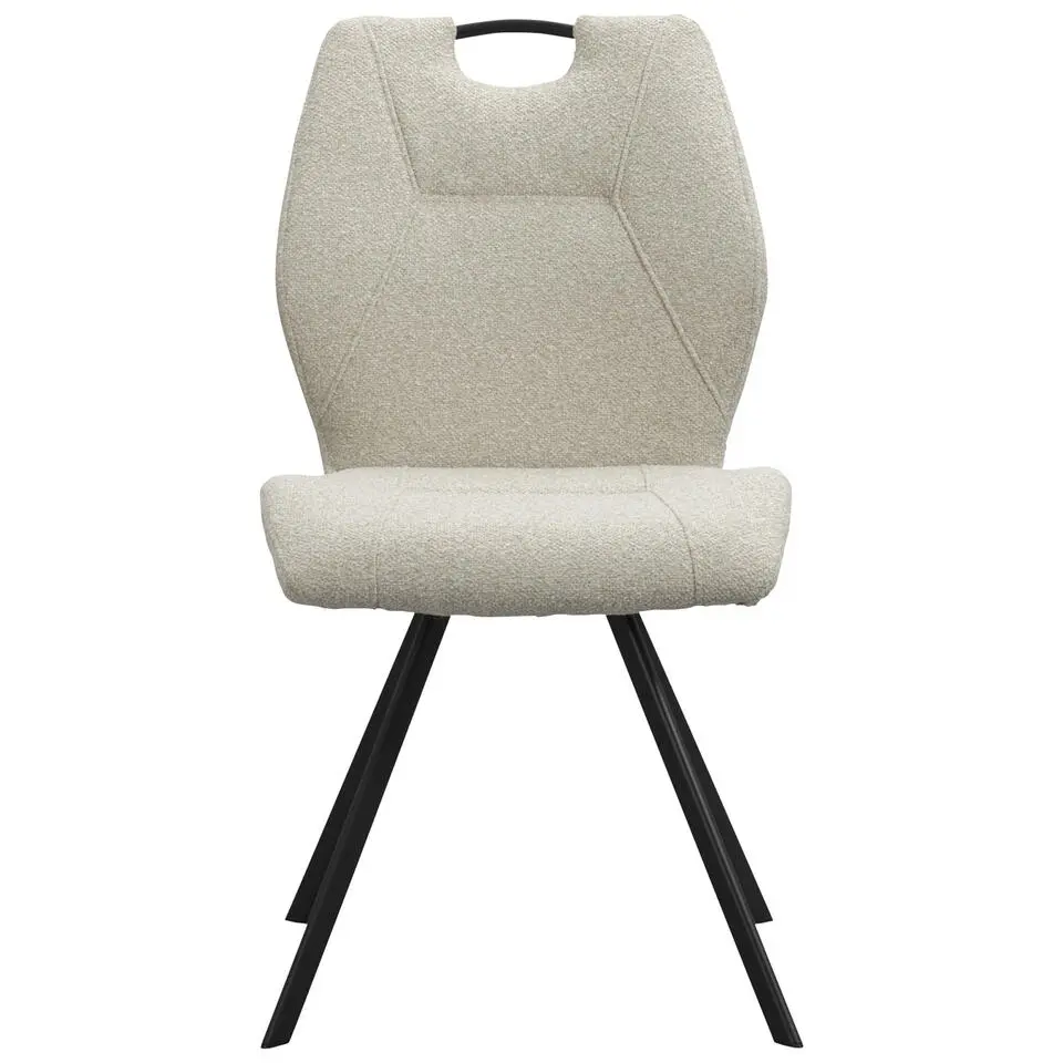 Eetkamerstoel Jesse - boucl&eacute; - zand