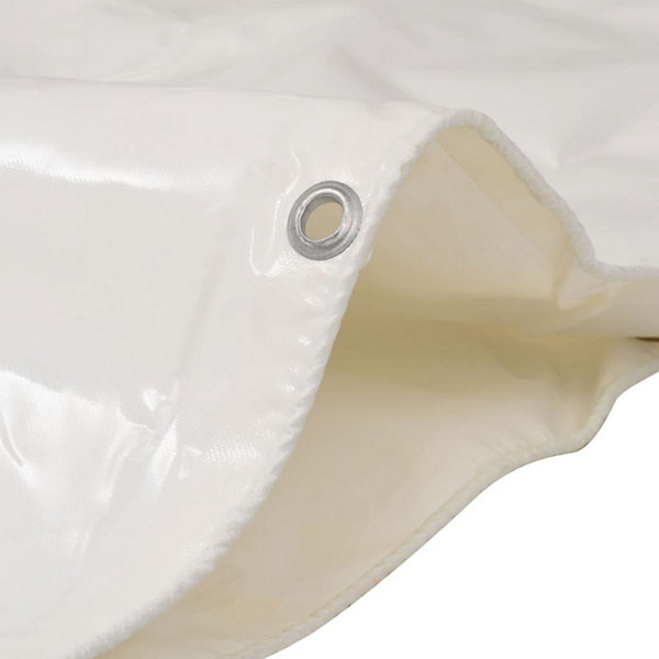 Bâche 650 g m² 1,5 x 10 m Blanc