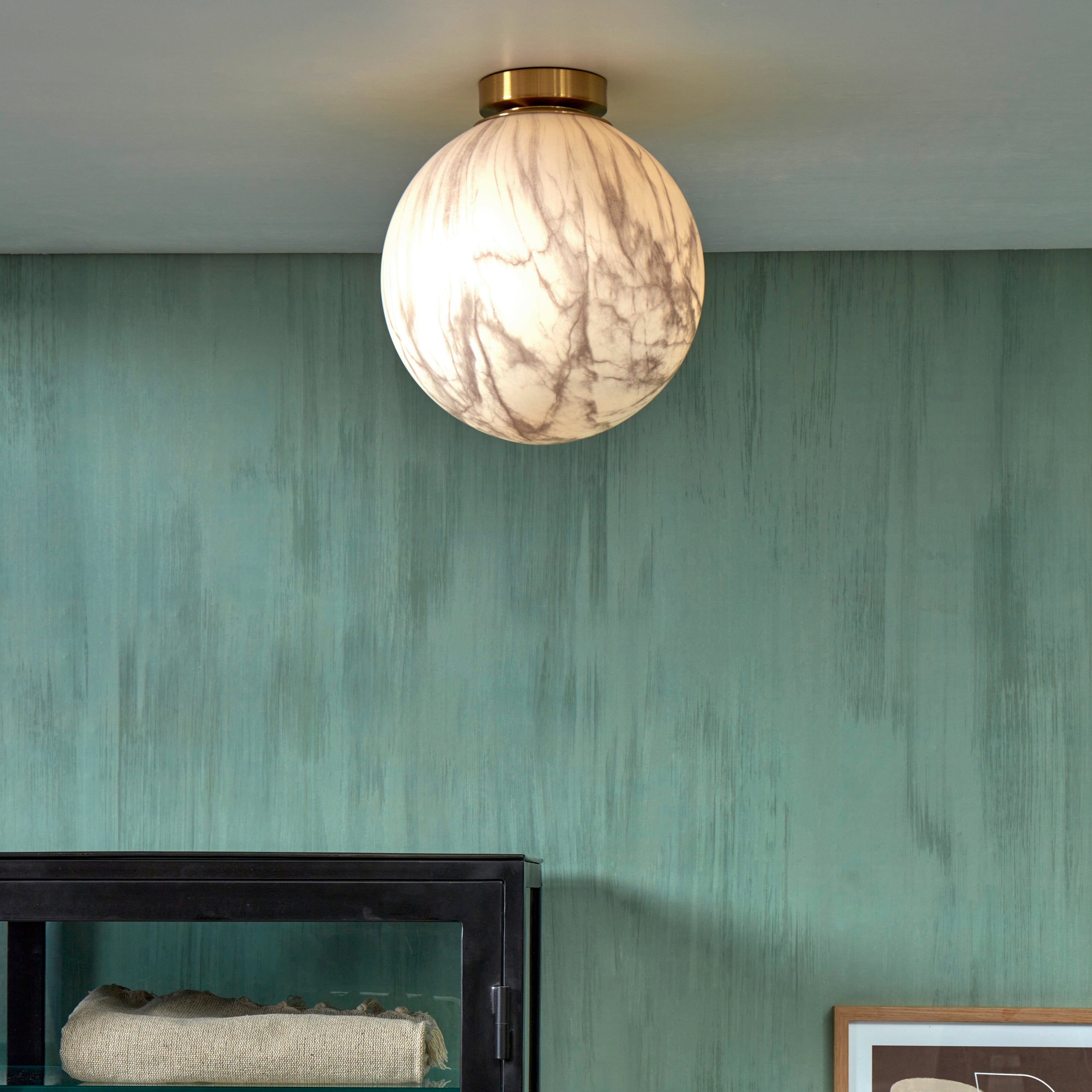 It's about RoMi Carrara Plafonnière - Goud - Ø 28 cm