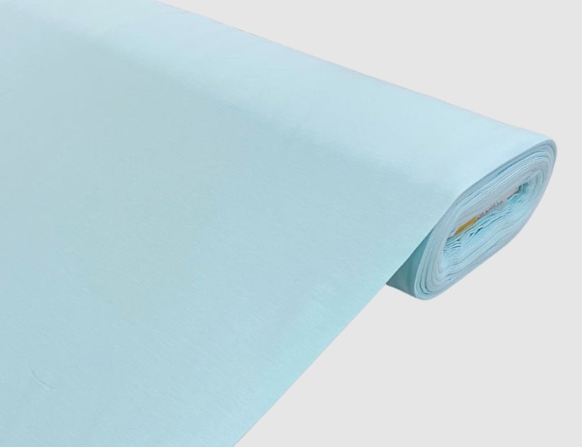 Jerseystoff Uni Hellblau
