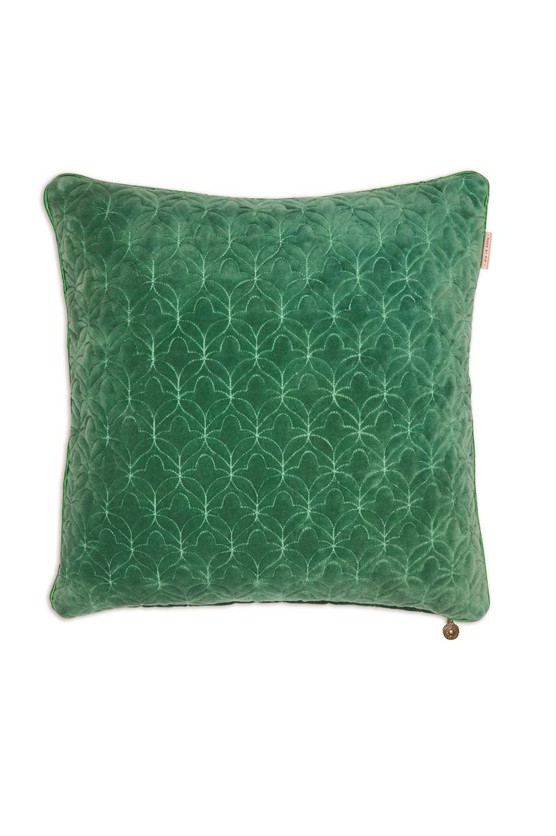 Pip Studio decoratiekussen Quilty Dreams - 45x45 cm - groen