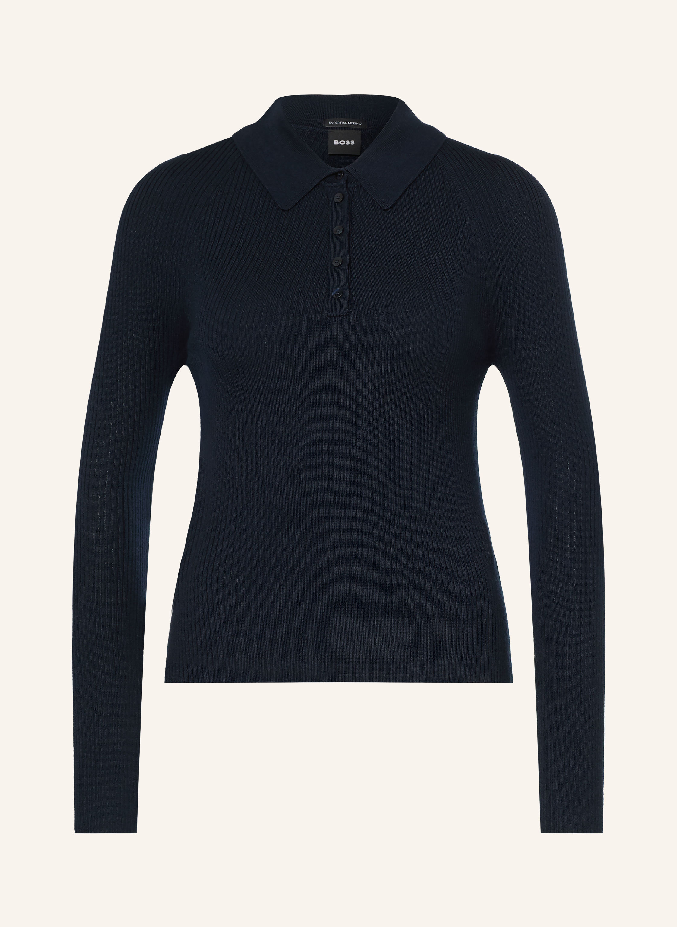 BOSS Strick-Poloshirt FAELINA