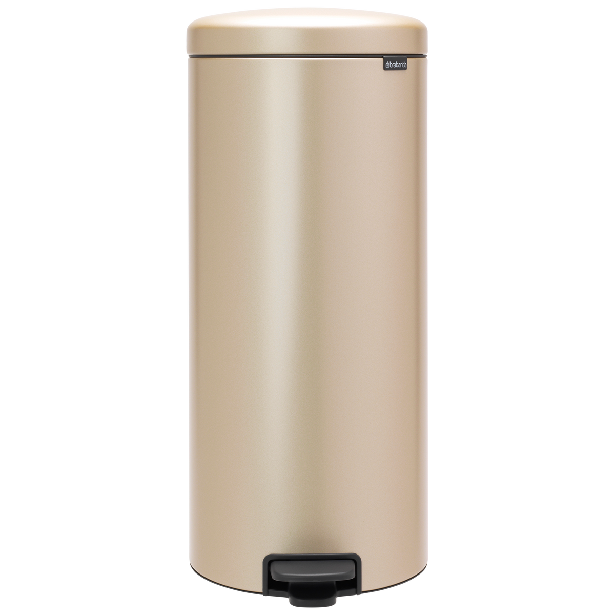 Brabantia NewIcon Pedaalemmer, 30 liter, kunststof binnenemmer - Metallic Gold