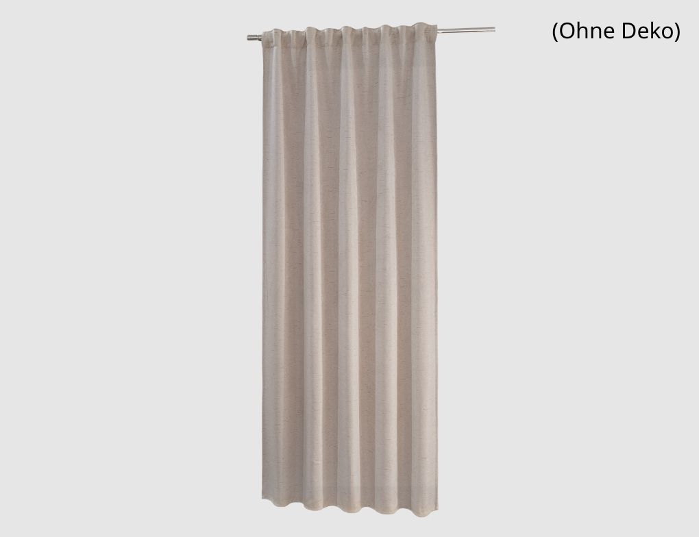 Verdeckte Schlaufe Barcelona Natur 245x135cm