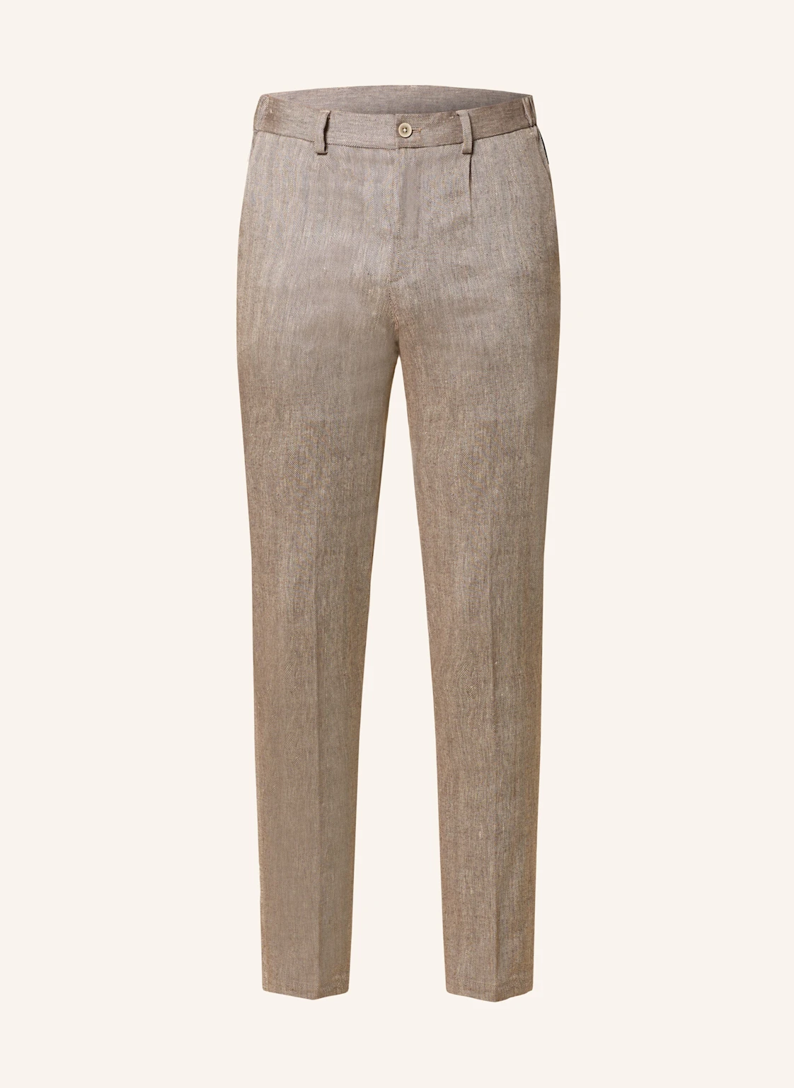PAUL Anzughose Slim Fit mit Leinen