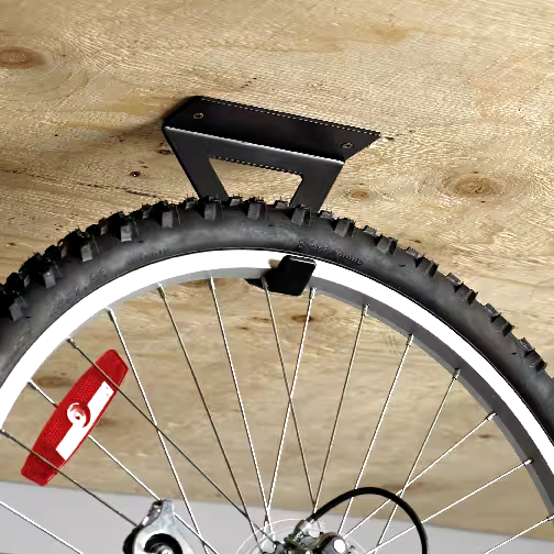 Mastercraft Ceiling / Wall Mount Vertical Bike Hook / Bike Hanger, Up to 23-kgs