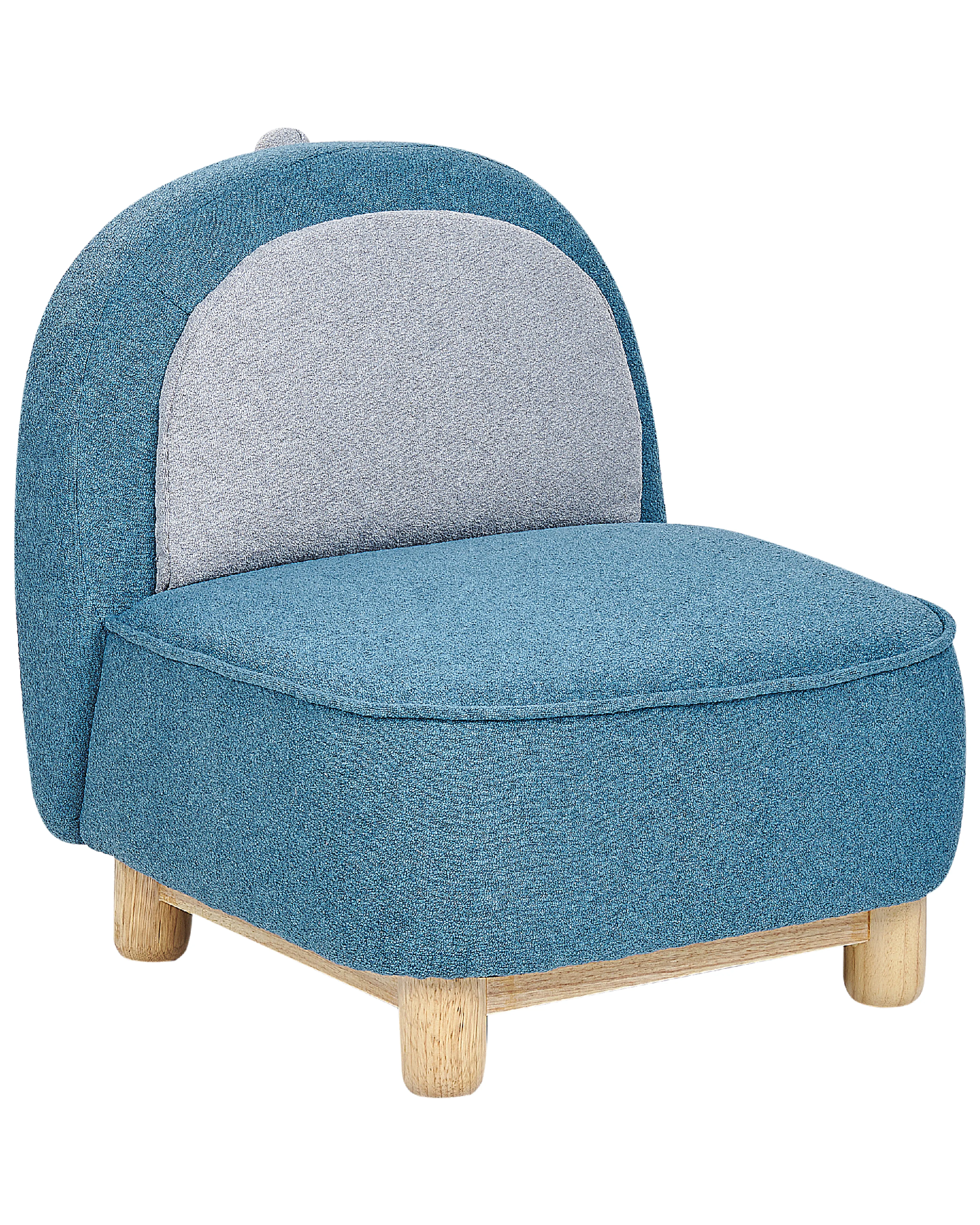 Kids Armchair Dinosaur FABORG Fabric Blue