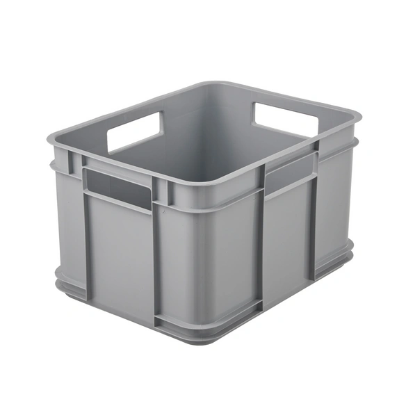 Eurobox »Bruno«, 16,0L 35x27x22 cm stone grey