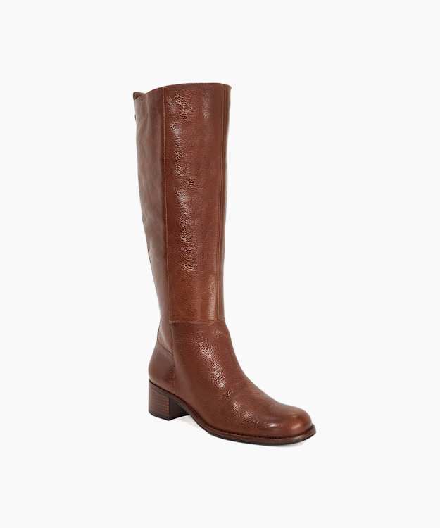 Turner Tan - Leather Knee High Boots