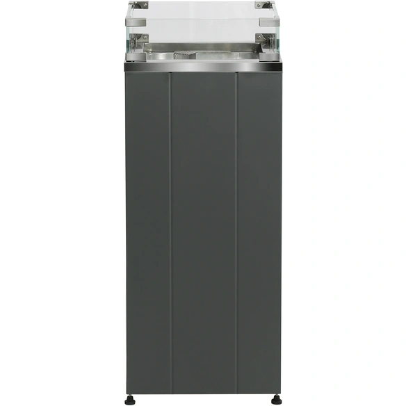 Loungefeuer, Gas, Höhe: 91 cm, grau