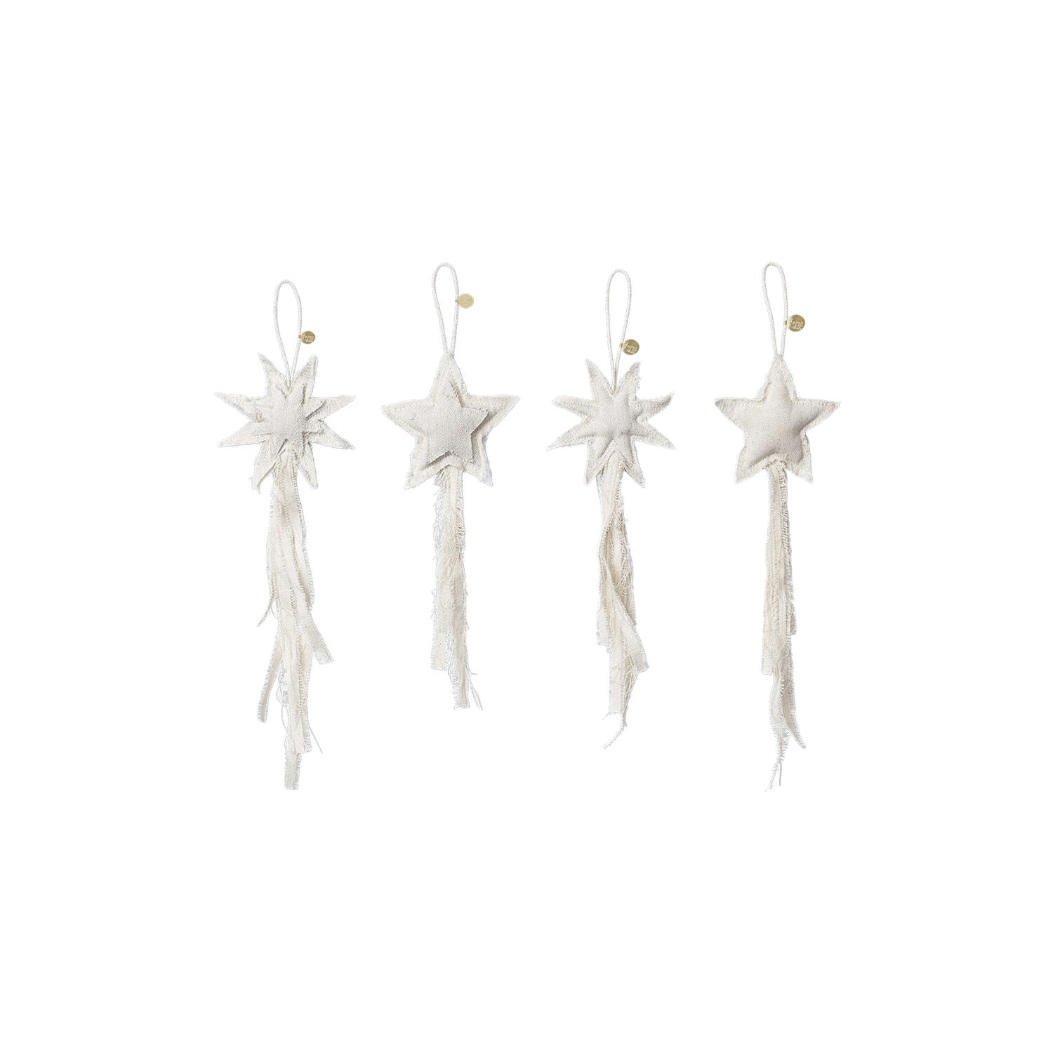 Vela&nbsp;Star&nbsp;Ornaments&nbsp;4 stk.