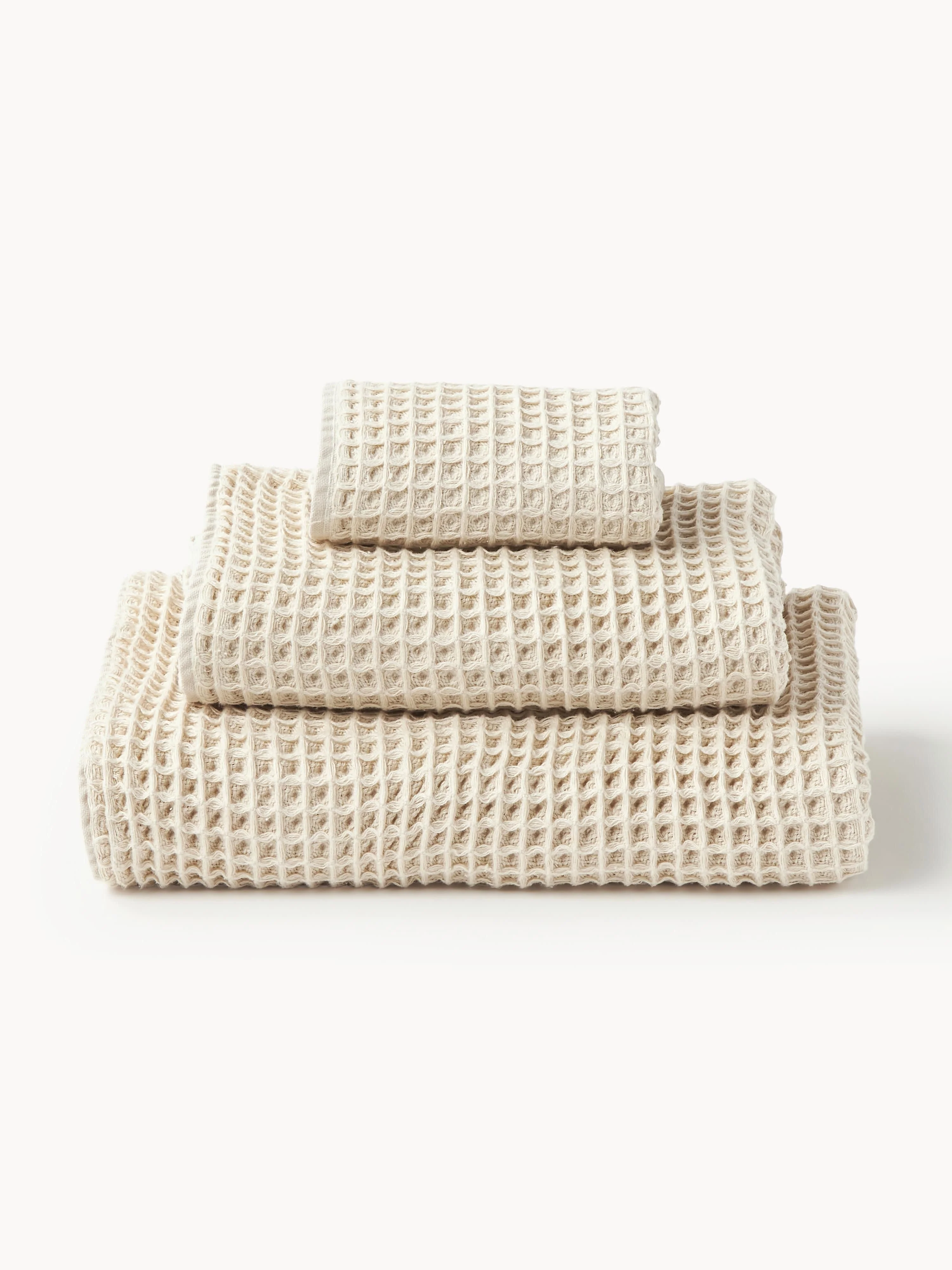 Handtuch-Set Ines mit Waffelstruktur, in verschiedenen Setgrößen