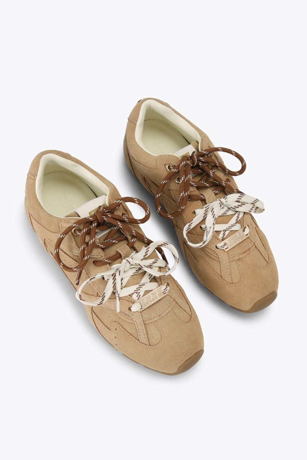 STEVE MADDEN Aziel Beige' Suede Trainers