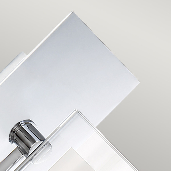 Kinkiet polerowany chrom Kolt 1xG9x3W wym:23,2x12,7x18,6cm IP44 Quoizel