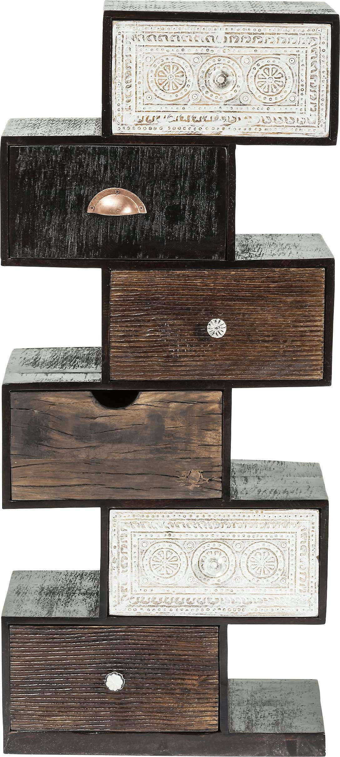 FINCA - Chiffonnier 6 tiroirs en manguier massif