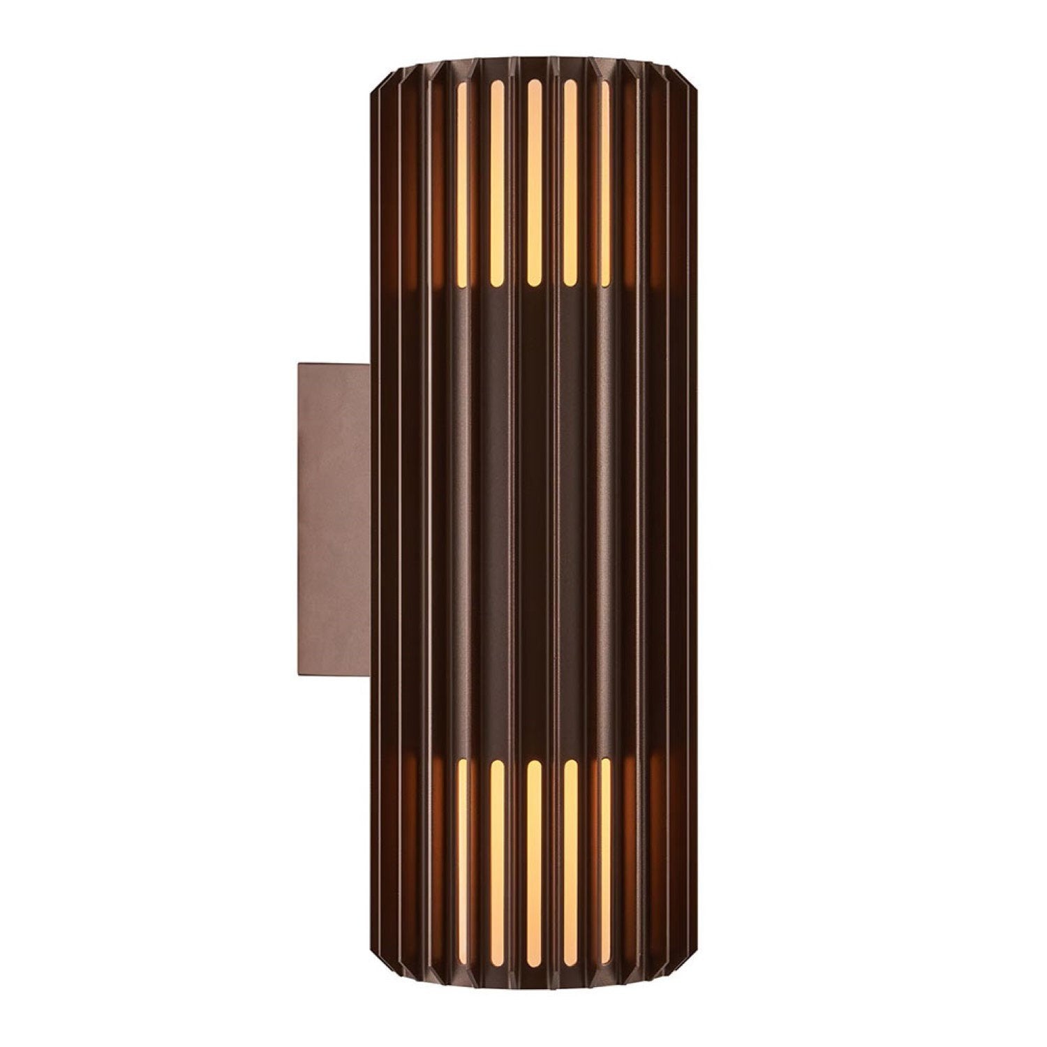 Nordlux Buitenlamp Aludra seaside 2 lichts wand bruin metallic