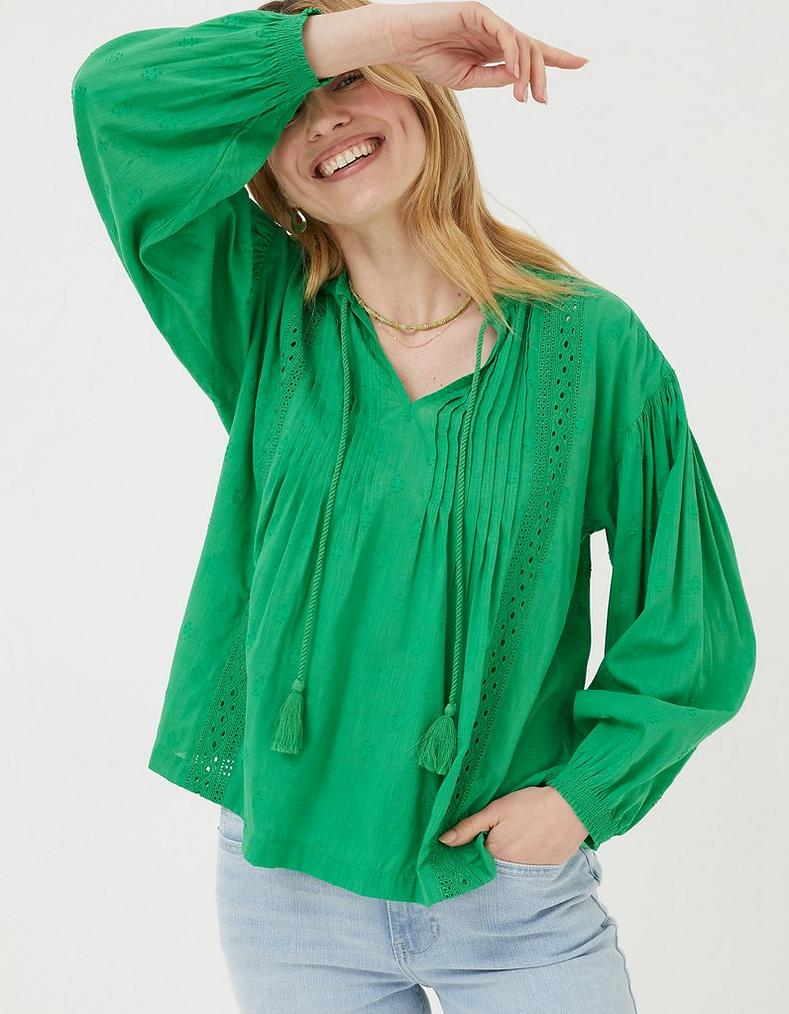 Freya Green Lace Blouse