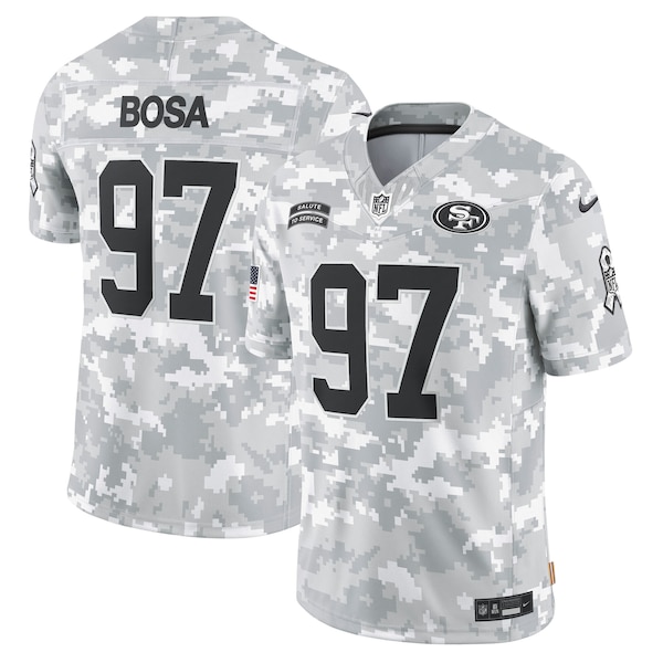 Nick Bosa San Francisco 49ers Nike 2024 Salute to Service Limited Jersey - Arctic Camo
