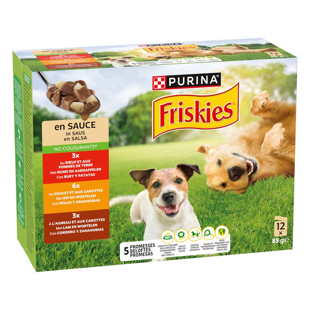 Friskies Adult in Sauce Beef, Chicken & Lamb