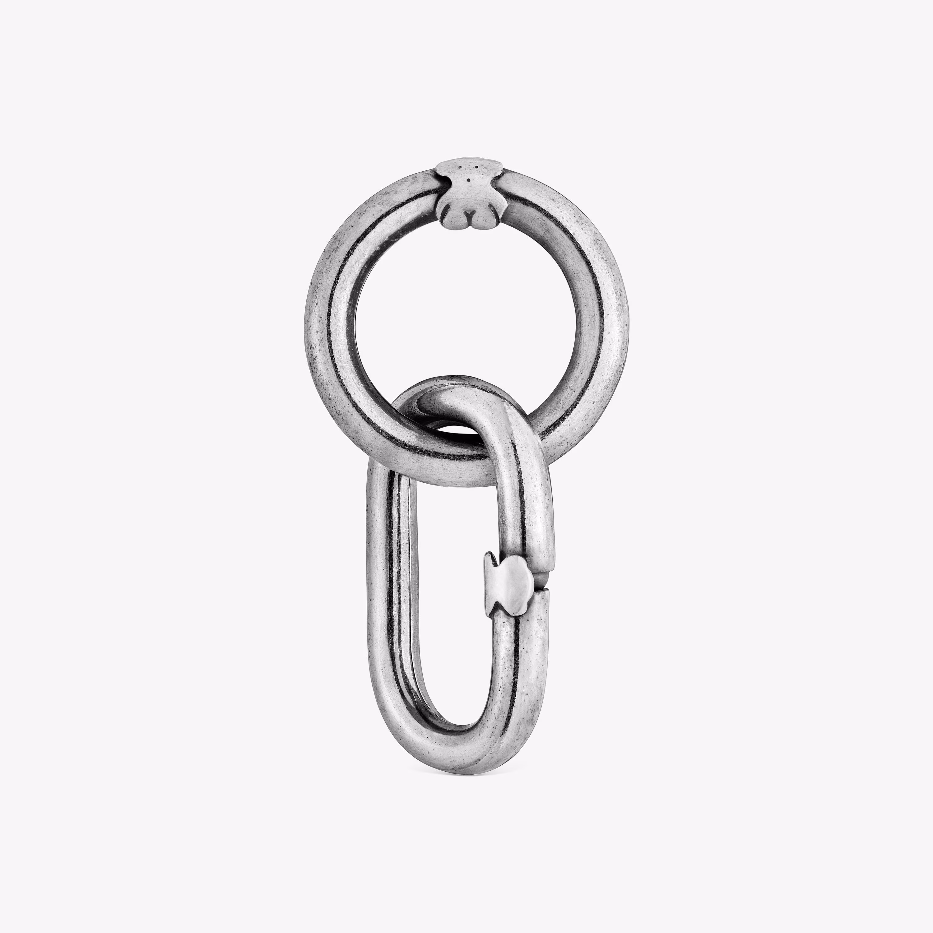 Colgante anillas de plata Hold Man