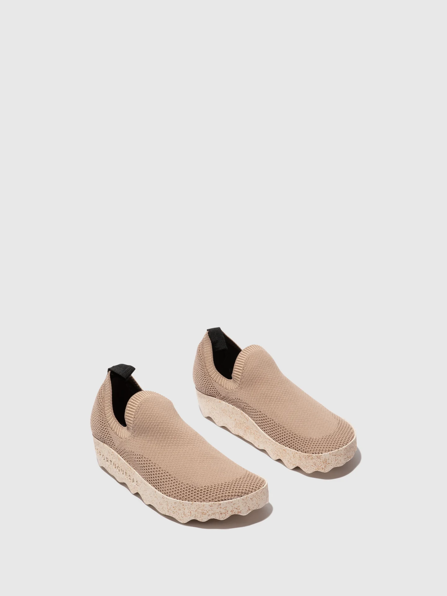 Ténis com Elástico em Taupe